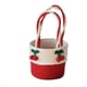 thumbnail image 1 of Bolso de Mano Tejido con , Bolsa de Almacenamiento de Algodón, Pequeña Bolsa de Playa para Picnic, Bolsa de Regalo, 1 of 6