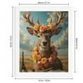 thumbnail image 2 of Paint by Numbers Kit for Adults, Deer Floral Crown Pastel Sky Paint by Numbers, Easy Paint by Numbers Kit for Adults Beginner, DIY Adult Paint by Number Kits on Canvas, Home Decor, 2 of 7