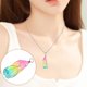 thumbnail image 3 of Collar con colgante de cristal de cuarzo transparente envuelto en alambre con el Árbol de la Vida para hombres y mujeres, de piedra natural (el producto real puede variar respecto a las imágenes), 3 of 8