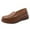 Brown, variant on Wensltd Work Shoes for Women Wide Width Comfortable Lightweight Slip on Mid Heel Walking Shoes