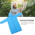 thumbnail image 3 of 5Pcs Hooded Raincoat, Thickened EVA Reusable One Piece Hooded Rain Poncho Jacket For Adult, 3 of 8