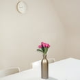 thumbnail image 3 of Modern Decorative Iron Hammered Tabletop Centerpiece Flower Vase, Champagne 15.5 Inch, 3 of 5