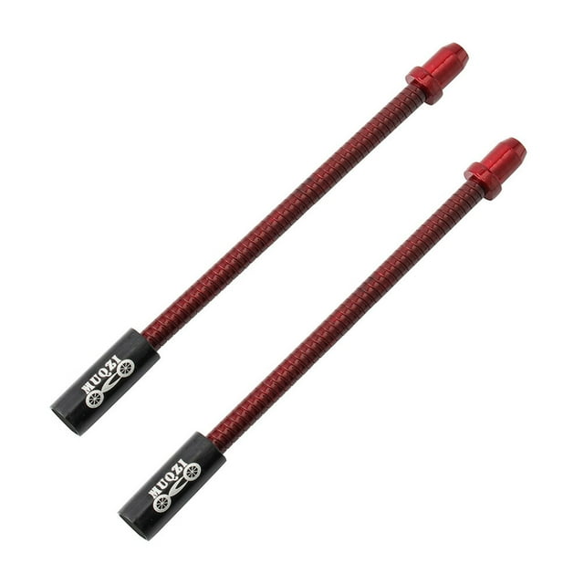 Miangastore 2Pcs Mountain Road Folding Bike Caliper Elbow Inner Tube Brake Replaceable Oiling Pipe Red