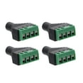 thumbnail image 3 of FRCOLOR Stereo Connector 4pcs 3.5mm Stereo Female Terminal Block Panel Mount Connector Adapter Joint,1.46"X0.91"X0.47", 3 of 5