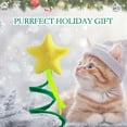 thumbnail image 3 of Happy Holiday Cat Christmas Spring Toy, Christmas Tree, Interactive Cat Teasing Toy for Indoor Kitty, 3 of 6