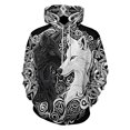 thumbnail image 3 of Men's Hooded Sweatshirt with Front Pouch Pocket and Adjustable Drawstring for Daily Casual Outdoor Comfort, 3 of 3