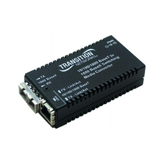 10/100/1000BTX TO 1000BSX MM SC MEDIA CONVERTER