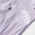 thumbnail image 7 of Dianli Dianli Men’s Hooded UV Shirt Solid Quick Dry Long Sleeve Casual Ice Silk Cooling Sun Hoodie Men Upf 50+ UV Protection Purple L, 7 of 7
