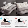 thumbnail image 5 of Almohada para la apnea del sueño, almohada cervical Proease, almohada ortopédica para dormir profundamente Proease, almohada ergonómica Proease para cuello y hombros, 5 of 5
