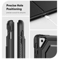 thumbnail image 7 of FJLBDE Case for iPad Air 3rd Gen 2019 / iPad Pro 2017 10.5 inch, 360 Rotating Stand iPad Protective Case Cover with Auto Wake/Sleep, Black, 7 of 7
