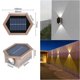 thumbnail image 1 of Luz Solar Hexagonal de pared para exteriores, lámparas LED impermeables para cubierta, valla, porche, Patio, jardín, 2023, 1 of 4