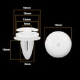 thumbnail image 3 of REGALWOVEN  25 Pcs White Door Trim Panel Clips 51411973500 for BMW, 3 of 5
