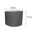 thumbnail image 6 of Drum Lamp Shades Floor Lamps Lamp Cover Simple Bedside Lights Easy Install Lampshade Light Shade for Entry Living Room Hallway Cafe Decor Gray, 6 of 9
