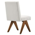 thumbnail image 4 of Modway Lyra Fabric Dining Room Side Chair - Set of 2 in Ivory Fabric, 4 of 10
