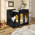 thumbnail image 4 of MINESTIA  Cat Litter Box Enclosure with Light, Hidden Litter Box Furniture with 2 Storage Drawers, Indoor Cat House Side Table for Living Room, 4 of 12