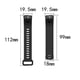 thumbnail image 2 of 2X Correa de Pulsera con Correa de Reloj de Silicona para HUAWEI Band 2 Pro / Band 2 / ERS-B19 / ERS-B29 Negro, 2 of 5