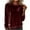 Z1-Wine velvet tops for women, variant on QETYUW Velvet Shirt Women Raglan Long Sleeve Round Neck Shirts Soft Comfy Tshirts Solid Color Loose Fit Top Basic Tops for Women
