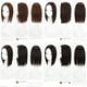 thumbnail image 4 of Juego de parches para cabello mediano y largo con cuero cabelludo simulado, cabello blanco, cabello lacio, parche para cabello mediano y largo, 4 of 5
