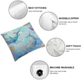 thumbnail image 6 of Watercolor Cute Unicorns Whales Decorative Pillow Cases Super Soft Throw Pillows Cover for Sofa Chair Bedroom, 6 of 7