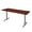Cherry / Grey, variant on Romig Pillar 48" x 24" Training Table- Grey/ Grey Base