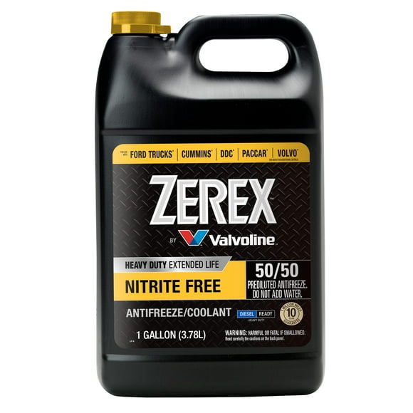 Zerex Longue Durée Sans Nitrite, Résistant (HD) 5050 Prédilué Prêt à l'Emploi Antigelcoolant 1 gA