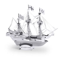 Metal Earth Harry Potter 3D Model Kit Set - 5 Kits: Hogwarts Express, Gringotts Dragon, Snitch & More 2 thumbnail image