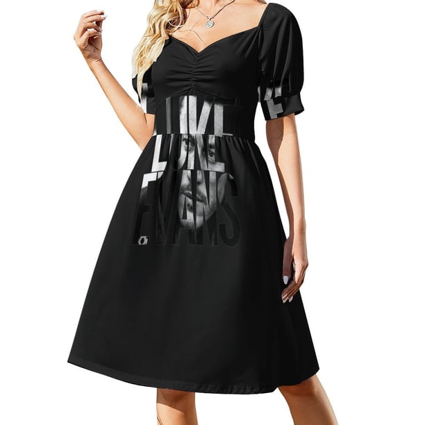 Luke Evans vestido clásico de manga corta vestido de mujer vestidos para mujer 2025 vestido de mujer vestido de fiesta
