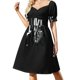 thumbnail image 1 of Luke Evans vestido clásico de manga corta vestido de mujer vestidos para mujer 2025 vestido de mujer vestido de fiesta, 1 of 6