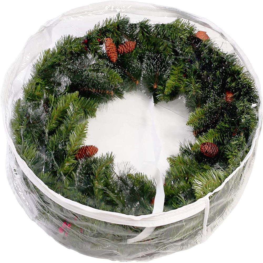 decorative wreath storage