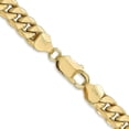 thumbnail image 3 of 14K Yellow Gold 7.5mm Semi-Solid Miami Cuban with Lobster Lock Chain - 22", 3 of 8