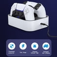 thumbnail image 5 of Cargador Compatible Para Ps5 Dualsense Controlador Inalámbrico Gamepad Base Con Cargador De Carga Dual Base De Soporte Moyic EL016286-00, 5 of 5