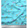 thumbnail image 1 of Soimoi Cotton Cambric Fabric Aster Floral Print Sewing Fabric Yard 56 Inch Wide, 1 of 3