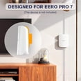 thumbnail image 3 of Wall Mount Bracket for eero Pro 7, ABS Plastic Holder with Hidden Cable Management, Hardware Included for Secure Installation, 3 of 6