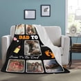 thumbnail image 4 of Customized Blankets with Photos Personalized Pictures Gifts Valentines Day Birthday Mother's Day Blankets, 4 of 5