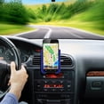 thumbnail image 4 of Deeceymbur Car Phone Mount Vent Dashboard Magnetic Holder Rhinestone Decor Universal Fit 4 7 Inch Smartphones 360 Rotatable GPS Navigation, 4 of 6
