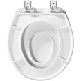 thumbnail image 2 of Mayfair Little2Big Round Plastic Potty Training Toilet Seat in White Never Loosens and Soft Close Hinge, 2 of 4