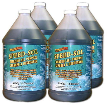 Speed Sol - heavy-duty, Concentrated Degreaser Cleaner - 4 gallon