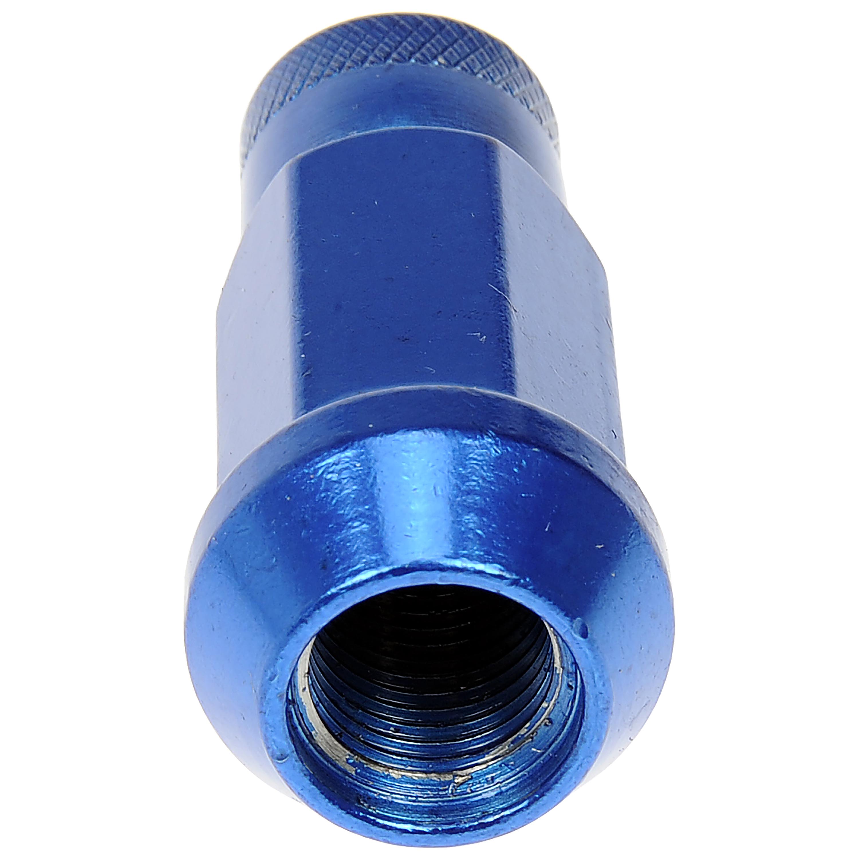 Dorman 713-485D Wheel Lug Nut for Specific Nissan Models, Blue Chrome (Pack of 20)