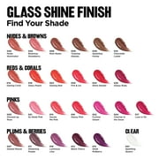 Revlon Super Lustrous Glass Shine Lipstick, Moisturizing Lipstick with Aloe - Glazed Mauve
