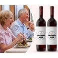 thumbnail image 3 of Promoted to Grandma Club Again Grandpa Club Again Wine Labels ● SET of 4 ● Second Pregnancy Announcement Wine Label to Parents, Baby Pregnancy Reveal, Grandparents, Alternative to Card A100-4MPA, 3 of 8