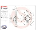 thumbnail image 2 of Brembo 09.6866.20 BRAKE ROTORS Fits select: 2000-2001 ISUZU RODEO S/LS/LSE, 1999 ISUZU RODEO S, 2 of 2
