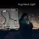 thumbnail image 1 of LED flexible manos libres abrazo cuello lectura libro luz antorcha linterna (negro), 1 of 5