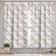 thumbnail image 2 of Ambesonne Halloween Valance & Curtain, Unicorns Holding Balloons, 55"x45", Multicolor, 2 of 7