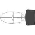 thumbnail image 2 of Rvinyl Window Tint Kit Compatible with Chevrolet Malibu 2013-2015 - Rear Windshield Precut Kit - 20%, 2 of 8
