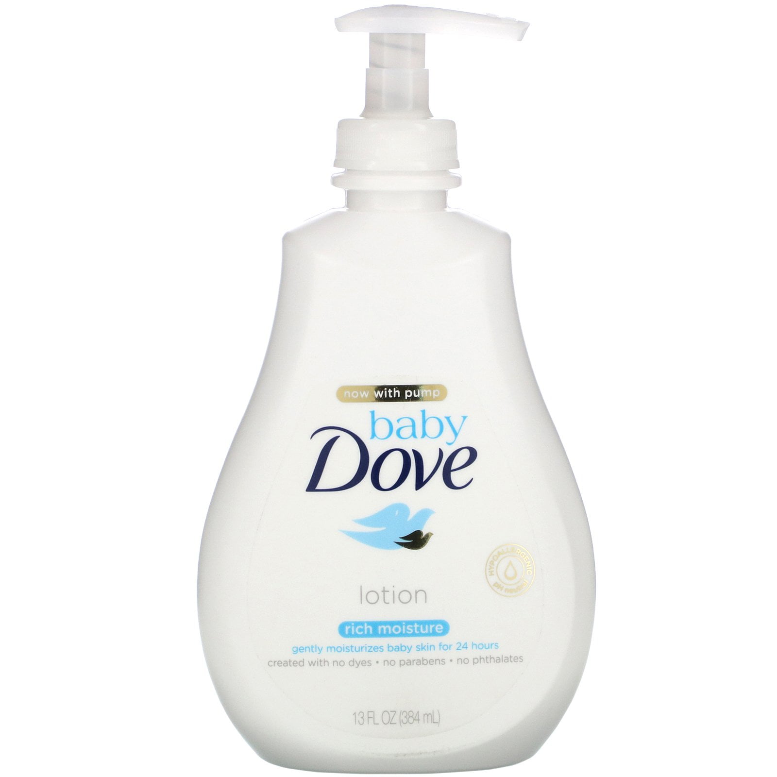 Dove Baby Rich Moisture Lotion, For Babys Delicate Skin, 13 Oz