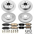 thumbnail image 2 of PowerStop Front and Rear Geomet Coated Brake Rotor and Pad Kit Fits: HONDA Select Models CRK691, 2 of 5
