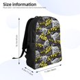 thumbnail image 4 of Fuzoiu White Retro Off-Road Vehicle Print Laptop Backpack,Work Business Backpacks, Large Capacity Nurse Bag College Bookbag for School, Waterproof Casual Daypack for Travel, 4 of 8