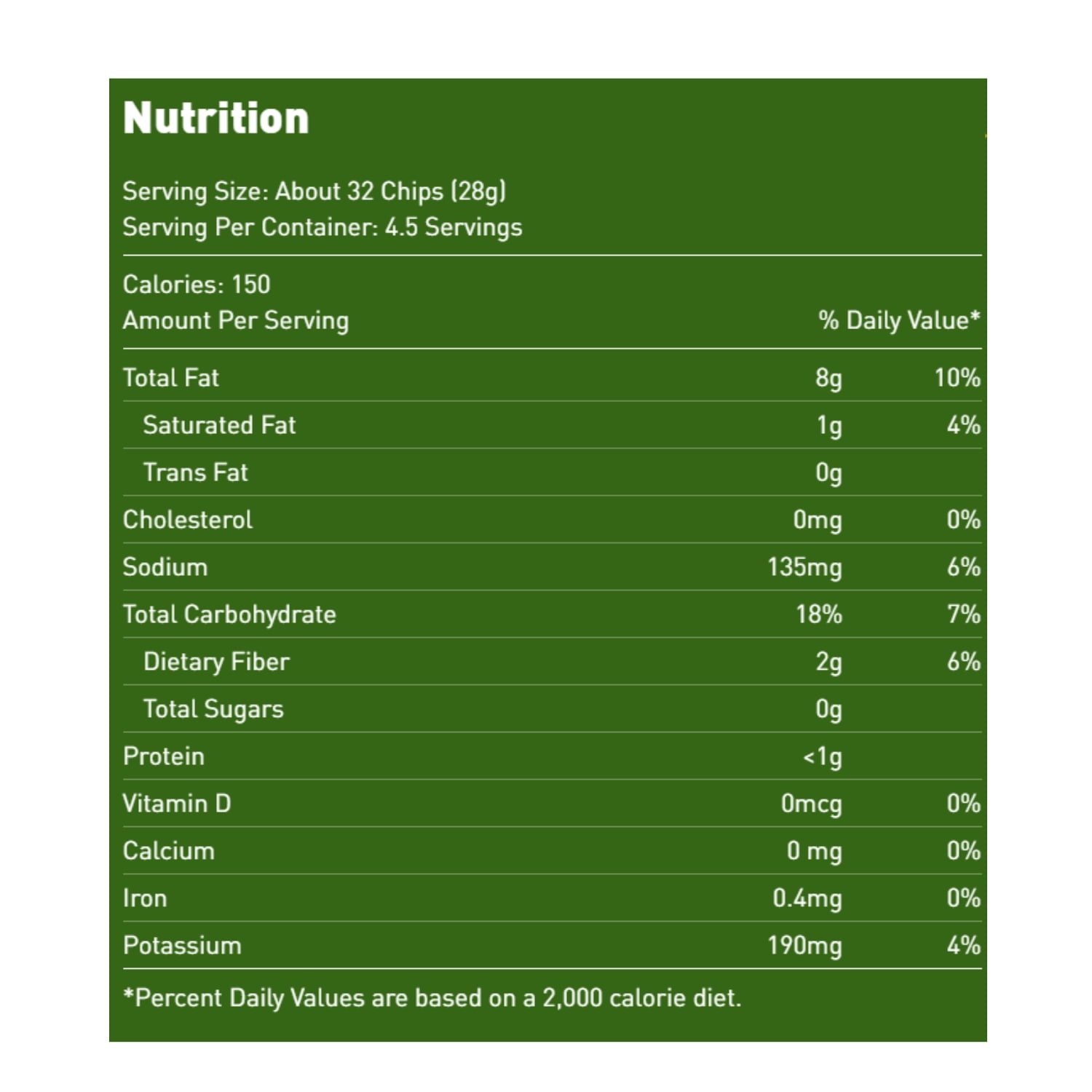 Natuchips Platano Original Snack Chips Large size Bag 5.3 oz Bag