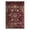 Burgundy and Beige, variant on Distressed Floral Vintage Medallion 5x8 Area Rug