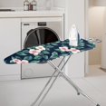 thumbnail image 2 of Kuiaobaty Ironing Board Cover Table Top Home Decoration Non Stick Scorch and Stain Resistant Iron Dust Cover Standard Size 15 x 54 Inch Home Decor, Camellia Flower Leaf Pattern, 2 of 5